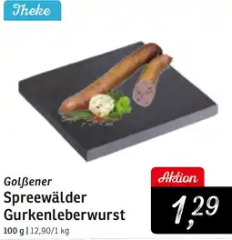 KONSUM Golẞener Spreewälder Gurkenleberwurst Angebot