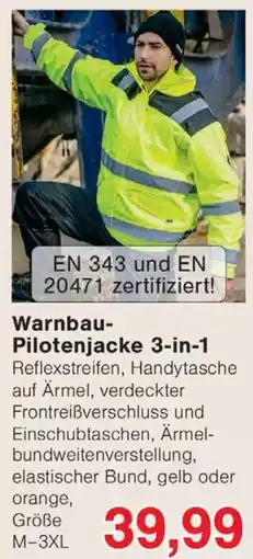 Wiglo Wunderland Warnbau Pilotenjacke 3-in-1 Angebot