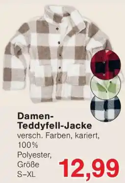 Wiglo Wunderland Damen Teddyfell-Jacke Angebot