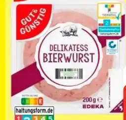 Edeka Gut & Günstig Brühwurstaufschnitt Angebot
