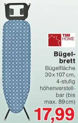 Wiglo Wunderland TIM HOME Bügelbrett Angebot