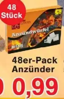 Wiglo Wunderland 48er-Pack Anzünder Angebot