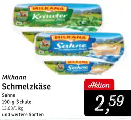 KONSUM Milkana Schmelzkäse Angebot