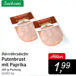 KONSUM Dürrröhrsdorfer Putenbrust mit Paprika Angebot