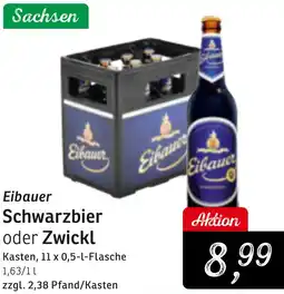 KONSUM Eibauer Schwarzbier oder Zwickl Angebot