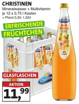 Lösch Depot CHRISTINEN Mineralwasser + Multivitamin Angebot