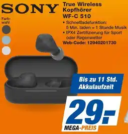 expert Techno Land SONY True Wireless Kopfhörer WF-C 510 Angebot