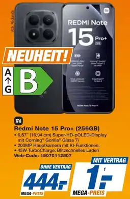 expert Techno Land Redmi Note 15 Pro+ (256GB) Angebot