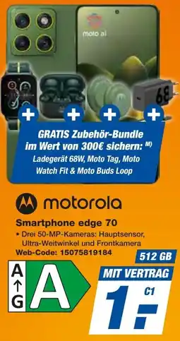 expert Techno Land Motorola Smartphone edge 70 Angebot