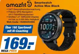 expert Techno Land amazfit Smartwatch Active Max Black Angebot