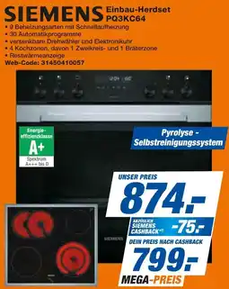 expert Techno Land SIEMENS Einbau-Herdset PQ3KC64 Angebot