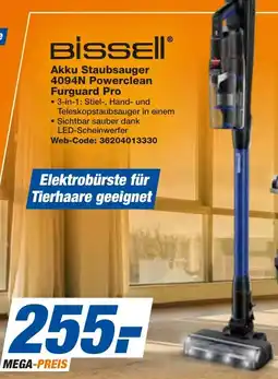 expert Techno Land Bissell Akku Staubsauger 4094N Powerclean Furguard Pro Angebot
