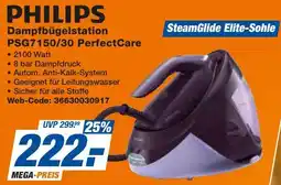 expert Techno Land PHILIPS Dampfbügelstation PSG7150/30 PerfectCare Angebot
