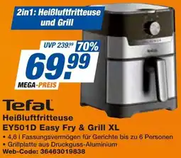 expert Techno Land Tefal Heißluftfritteuse EY501D Easy Fry & Grill XL Angebot