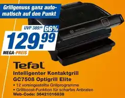 expert Techno Land Tefal Intelligenter Kontaktgrill GC7508 Optigrill Elite Angebot