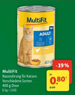 Fressnapf MultiFit Nassnahrung für Katzen. Angebot