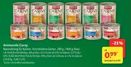 Fressnapf Animonda Carny Nassnahrung für Katzen. Angebot