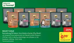 Fressnapf SELECT GOLD Nassnahrung für Katzen. Angebot