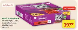 Fressnapf Whiskas Multipack Nassnahrung für Katzen. Angebot