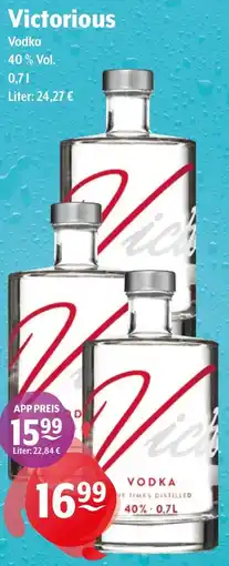 Getränke Hoffmann Victorious Vodka Angebot