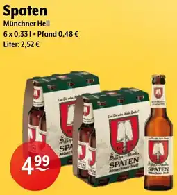 Getränke Hoffmann Spaten Münchner Hell Angebot