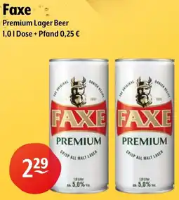 Getränke Hoffmann Faxe Premium Lager Beer Angebot