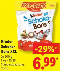 Lidl Kinder Schoko Bons XXL Angebot
