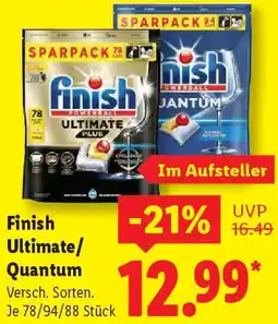 Lidl Finish Ultimate/ Quantum Angebot