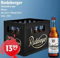 Getränke Hoffmann Radeberger Alkoholfrei oder Pilsner Angebot