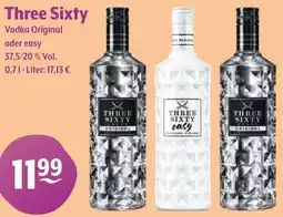 Getränke Hoffmann Three Sixty Vodka Original oder easy Angebot