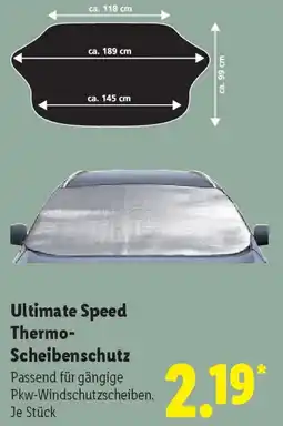 Lidl Ultimate Speed Thermo Scheibenschutz Angebot