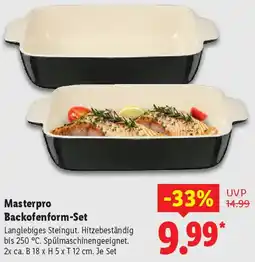 Lidl Masterpro Backofenform-Set Angebot