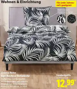 Lidl Livarno Home Edel-Renforcé-Bettwäsche Angebot