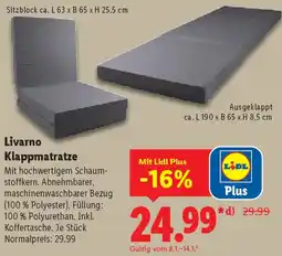 Lidl Livarno Klappmatratze Angebot