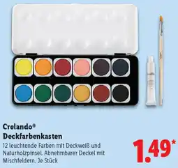 Lidl Crelando Deckfarbenkasten Angebot
