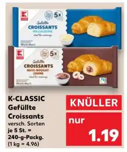 Kaufland K-CLASSIC Gefüllte Croissants Angebot