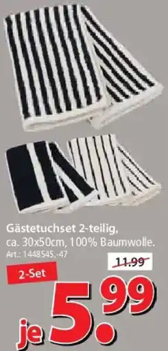 Zurbrüggen Dieter Knoll Gästetuchset 2-teilig Angebot