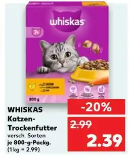 Kaufland Whiskas Katzen-Trockenfutter Angebot