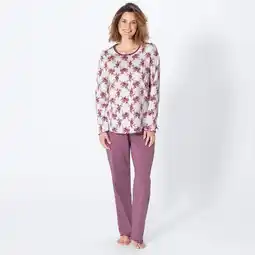 NKD Damen-Schlafanzug mit Rosenrautenprint, 2-teilig Angebot