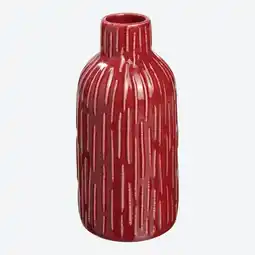 NKD Deko-Vase mit Struktur, ca. 10,5x10,5x22 cm Angebot