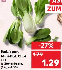 Kaufland Ital./span. Mini-Pak Choi Angebot