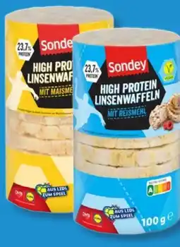 Lidl Sondey High Protein Linsenwaffeln vegan Angebot