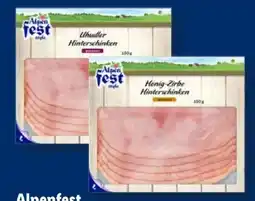 Lidl Alpenfest Honig-Zirbe Hinterschinken Angebot