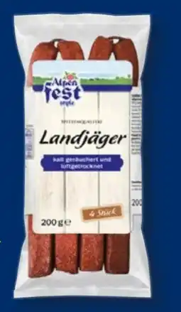 Lidl Alpenfest Landjäger Angebot