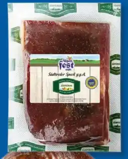 Lidl Alpenfest Südtiroler Speck Angebot