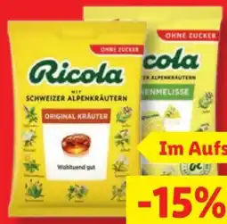 Lidl Ricola Kräuterbonbon Original Kräuter Angebot