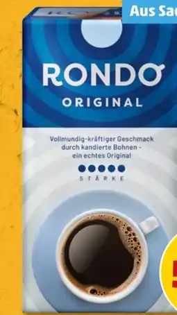 PENNY Röstfein Rondo Original Gemahlener Kaffee Angebot