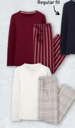 Aldi Nord Up2Fashion Damen Flanell-Pyjama Angebot