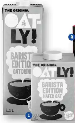 Scheck-in-Center Oatly Hafer Drink Barista Angebot