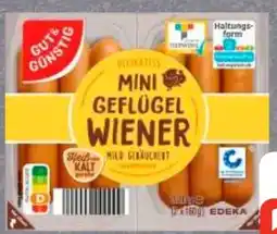 Edeka Gut & Günstig Mini Geflügel Wiener Angebot